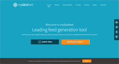 Desktop Screenshot of mydatafeed.com